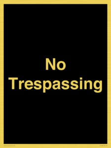 IV10388: No Trespassing
