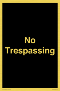 IV10388: No Trespassing
