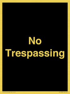 IV10388: No Trespassing