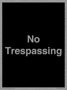 IV10388: No Trespassing