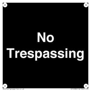 IV10388: No Trespassing