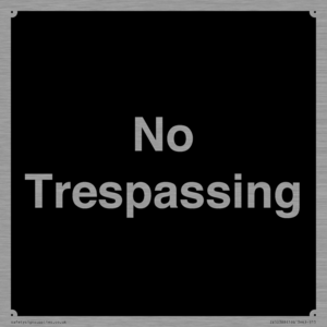 IV10388: No Trespassing