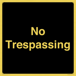 IV10388: No Trespassing