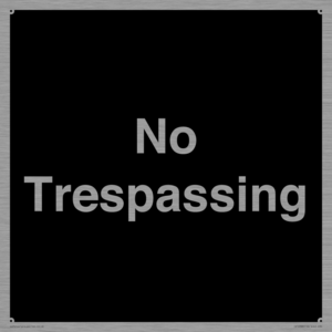 IV10388: No Trespassing