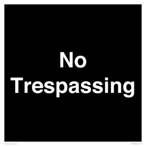 IV10388: No Trespassing