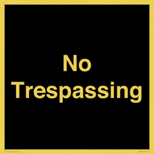 IV10388: No Trespassing