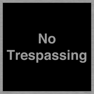 IV10388: No Trespassing