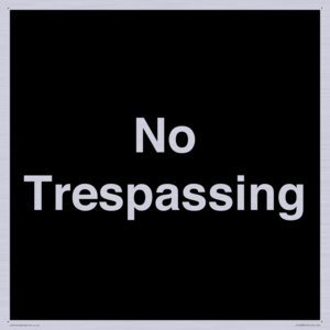 IV10388: No Trespassing