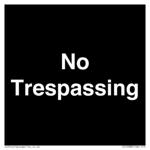 IV10388: No Trespassing