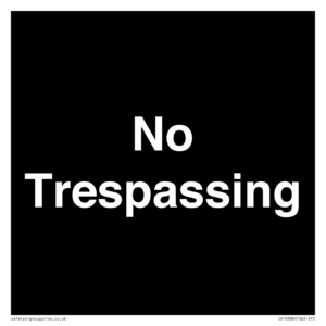 IV10388: No Trespassing