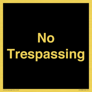 IV10388: No Trespassing