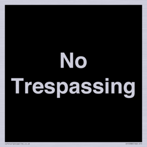 IV10388: No Trespassing