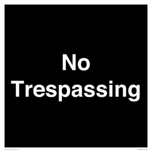 IV10388: No Trespassing