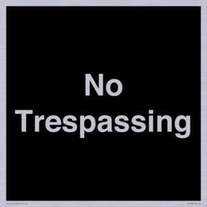 IV10388: No Trespassing