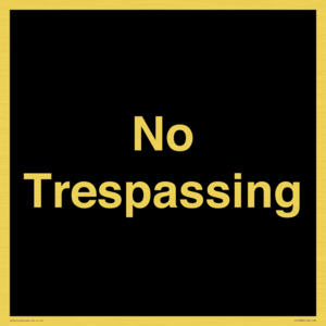 IV10388: No Trespassing