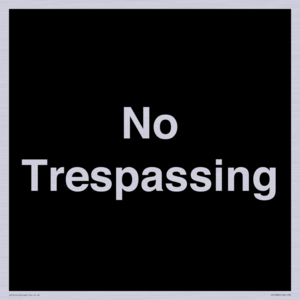 IV10388: No Trespassing
