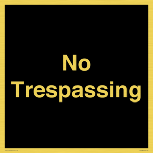 IV10388: No Trespassing