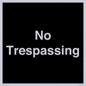 IV10388: No Trespassing