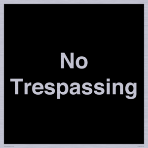 IV10388: No Trespassing
