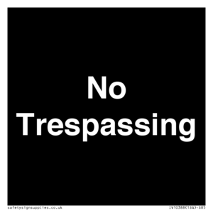 IV10388: No Trespassing