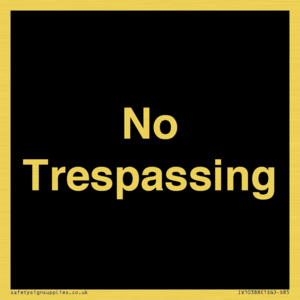 IV10388: No Trespassing