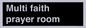 IV10403: Multi faith prayer room