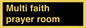 IV10403: Multi faith prayer room