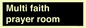 IV10403: Multi faith prayer room