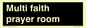 IV10403: Multi faith prayer room