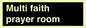 IV10403: Multi faith prayer room