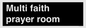 IV10403: Multi faith prayer room