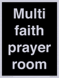 IV10403: Multi faith prayer room