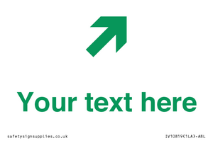 IV10819: Custom Safe Condition inverse: Green Up right arrow