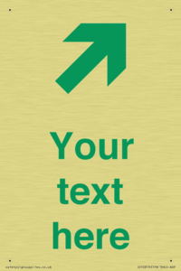 IV10819: Custom Safe Condition inverse: Green Up right arrow