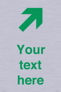 IV10819: Custom Safe Condition inverse: Green Up right arrow