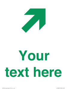 IV10819: Custom Safe Condition inverse: Green Up right arrow