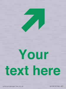 IV10819: Custom Safe Condition inverse: Green Up right arrow