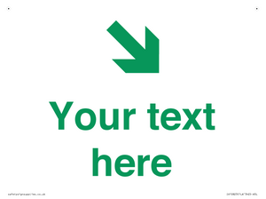 IV10823: Custom Safe Condition inverse: Green Down right arrow