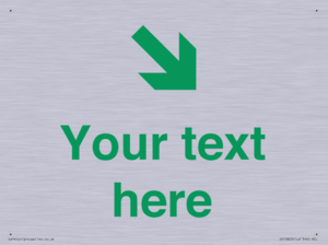 IV10823: Custom Safe Condition inverse: Green Down right arrow