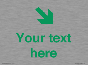 IV10823: Custom Safe Condition inverse: Green Down right arrow