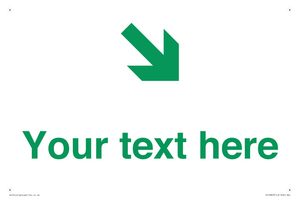 IV10823: Custom Safe Condition inverse: Green Down right arrow