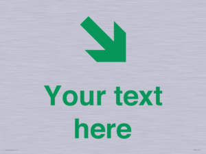 IV10823: Custom Safe Condition inverse: Green Down right arrow