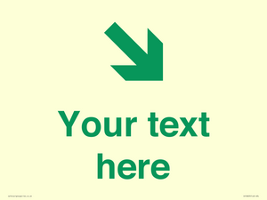 IV10823: Custom Safe Condition inverse: Green Down right arrow