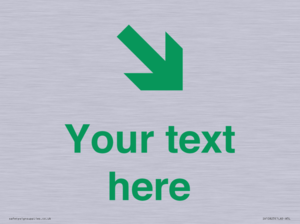 IV10823: Custom Safe Condition inverse: Green Down right arrow