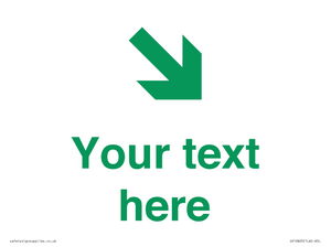 IV10823: Custom Safe Condition inverse: Green Down right arrow