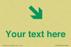 IV10823: Custom Safe Condition inverse: Green Down right arrow