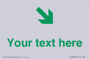 IV10823: Custom Safe Condition inverse: Green Down right arrow