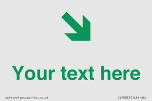 IV10823: Custom Safe Condition inverse: Green Down right arrow