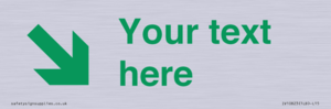 IV10823: Custom Safe Condition inverse: Green Down right arrow
