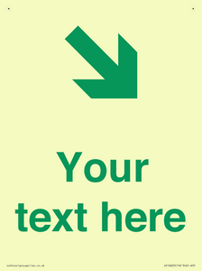 IV10823: Custom Safe Condition inverse: Green Down right arrow